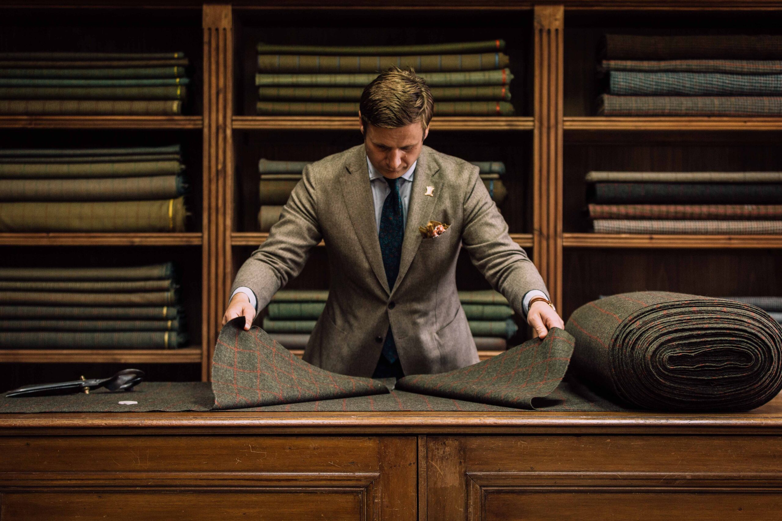 A spread of tweed