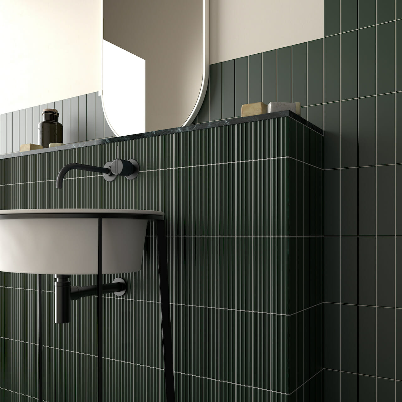 PorcelainSuperstore_7687105_FlutedEmeraldDecorWall